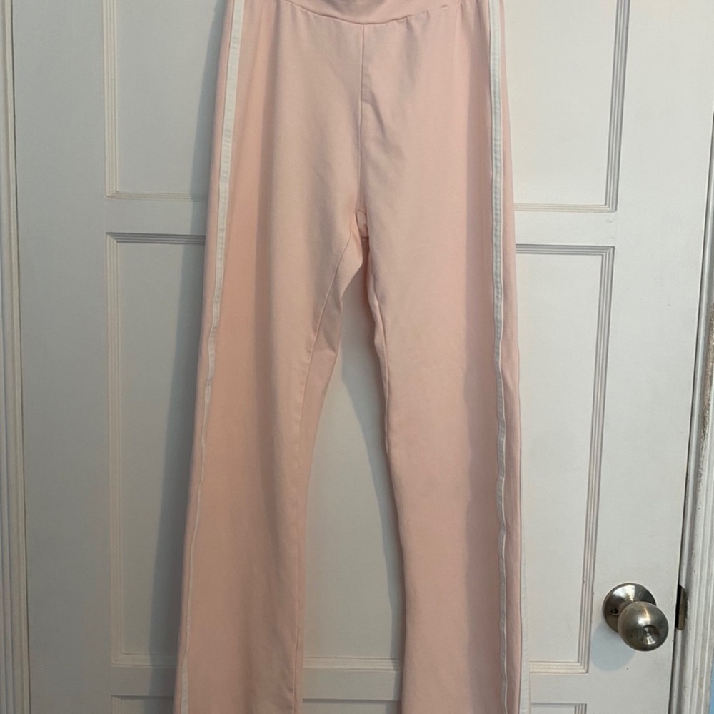 Brandy melville light pink flare pants